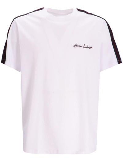 Armani Exchange Logo-print Cotton T-shirt In White