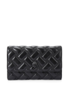 Kurt Geiger Kensington Chain Quilted Clutch Bag In Black