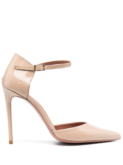 Giuliano Galiano Jil 115mm Leather Pumps In Neutrals