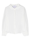 Simonetta Peter Pan-collar Button-up Shirt In White