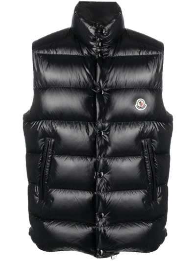 Moncler Tibb Down Vest In Black
