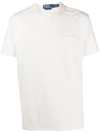 Polo Ralph Lauren Logo-embroidered Cotton T-shirt In White