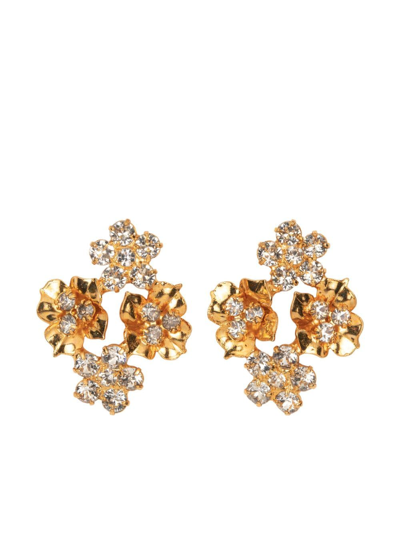 Jennifer Behr Women's Violeta 24k Gold-plated & Glass Crystal Earrings