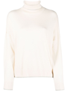 Liu •jo Metallic-threading Knitted Jumper In Neutrals
