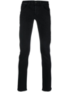 Dondup Slim-cut Cotton Jeans In Black
