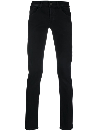 Dondup Slim-cut Cotton Jeans In Black