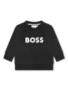 BOSSWEAR LOGO-PRINT COTTON SWEATSHIRT