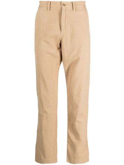 Polo Ralph Lauren Classic Fit Linen-cotton Pant In Vintage Khaki