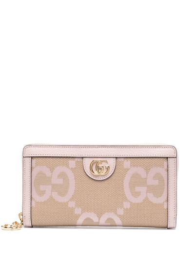 Gucci Jumbo Gg Portemonnaie In Pink