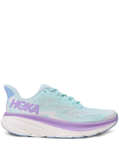 Hoka One One Clifton 9 Low-top Sneakers In Blau