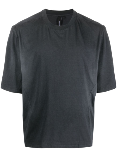 Entire Studios Short-sleeved Cotton T-shirt In Schwarz