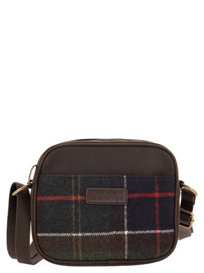 Barbour Classic Tartan Shoulder Bag In Green