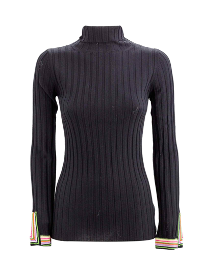 Etro Turtleneck Sweater In Negro