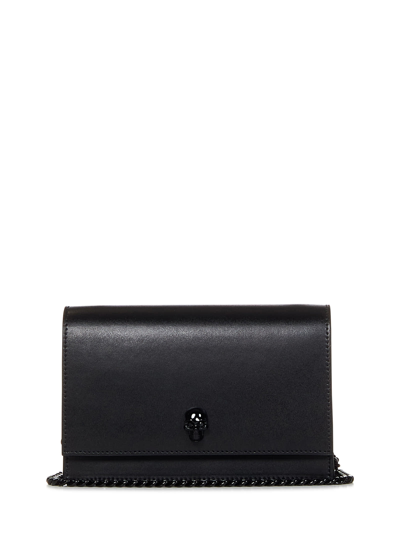 Alexander Mcqueen Mini Skull Shoulder Bag In Nero