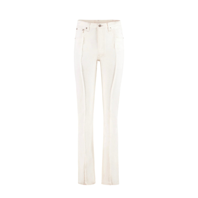 Maison Margiela Cotton Denim Jeans In White
