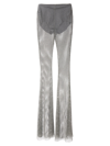 Giuseppe Di Morabito Crystal Flared Pants In Silver
