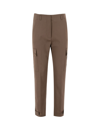 Kiton Trousers In Brown