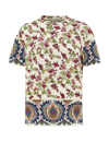 Etro T-shirt Mit Berries-motiven In White