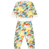 STELLA MCCARTNEY WHITE SUIT FOR BABY BOY WITH PRINT