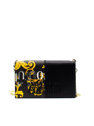 Versace Jeans Couture Wallet In Black/gold