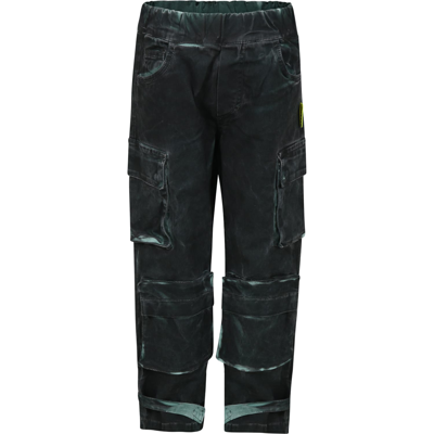 Barrow Kids' Green Trousers For Boy With Smiley