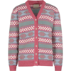 GUCCI PINK CARDIGAN FOR GIRL WITH DOUBLE G