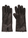 MAISON MARGIELA BLACK FOUR-STITCH LEATHER GLOVES,S67TS0025SY153620729011