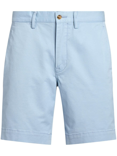 Polo Ralph Lauren Polo Pony Embroidered Shorts In Blue