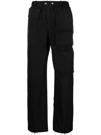 Andersson Bell Long-length Straight-leg Track Pants In Black
