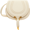 Chloé Off-white Small Marcie Saddle Bag In Misty Ivory