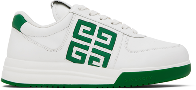 Givenchy G4 Leather Sneakers In Green