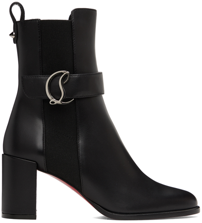 Christian Louboutin Black Cl Chelsea Boots