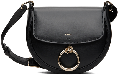Chloé Chloe Woman Black Leather Small Arlene Crossbody Bag