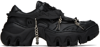 Rombaut Black Boccaccio Ii Harness Sneakers In Black Beyond Leather