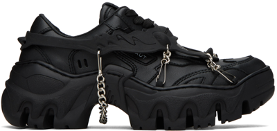 Rombaut Black Boccaccio Ii Harness Sneakers In Black Beyond Leather