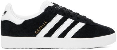 Adidas Originals Black & White Gazelle 85 Sneakers In Core Black/ftwr Whit