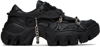 ROMBAUT BLACK BOCCACCIO II HARNESS SNEAKERS