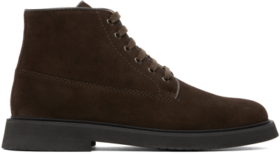 A.p.c. Brown Gael Boots In Cak Ebene