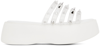 Jean Paul Gaultier White Melissa Edition 'the Becky Punk Love' Slides In White