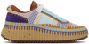 Chloé Nama Sneakers In 99l Blue - Brown 1