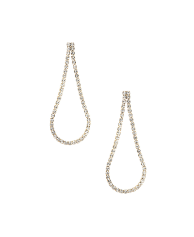 Ettika Sparkle Droplet 18k Gold Plated Earrings