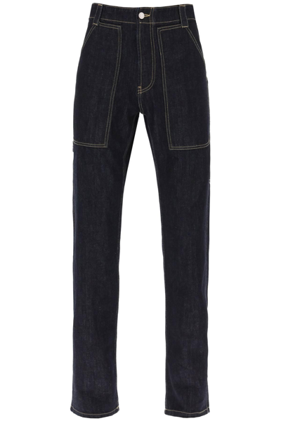 ALEXANDER MCQUEEN LOOSE JEANS WITH STRAIGHT CUT