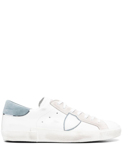 Philippe Model Paris Prsx Mixage Pop Logo-patch Sneakers In Wx31vintage Mixage_gris