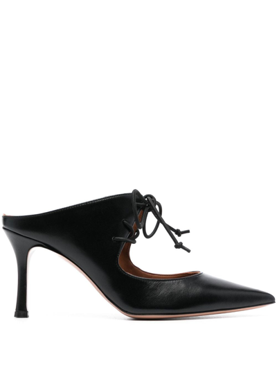 Malone Souliers Marcia 85mm Leather Pumps In Black