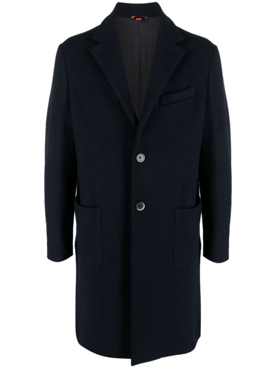 Barena Venezia Barena Single-breasted Wool Coat In Blue