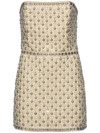 RETROFÉTE HEATHER CRYSTAL-EMBELLISHED DRESS