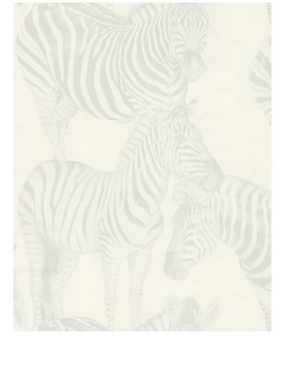 Dolce & Gabbana Zebra-print Wallpaper In White