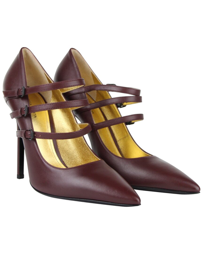 Bottega Veneta Leather Pump In Brown