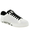 Mcm Women's White Milano Suede Black Shearling Low Top Sneaker Mes9ada02wt (40 Eu / 10 Us) In White