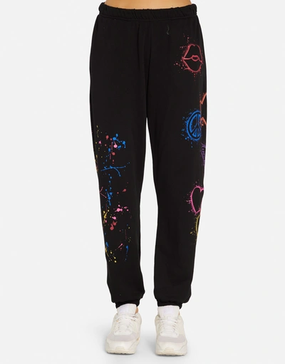 Lauren Moshi Chantria Splatter Elements In Black